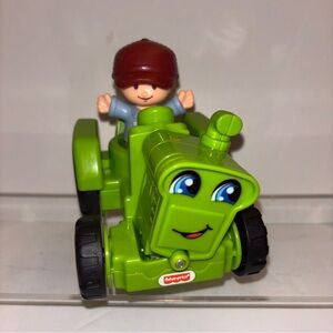 Fisher-Price Little People Helpful Harvester Tractor and Farmer Figure